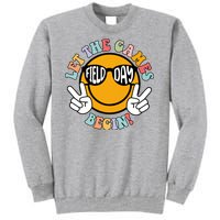 Let The Games Begin Field Day Smile Face Tall Sweatshirt