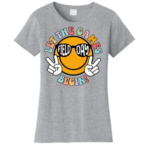 Let The Games Begin Field Day Smile Face Women's T-Shirt