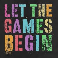 Let The Games Begin School Field Day Legend I'm Just Here Garment-Dyed Fleece Hoodie