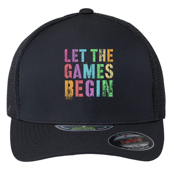 Let The Games Begin School Field Day Legend I'm Just Here Flexfit Unipanel Trucker Cap