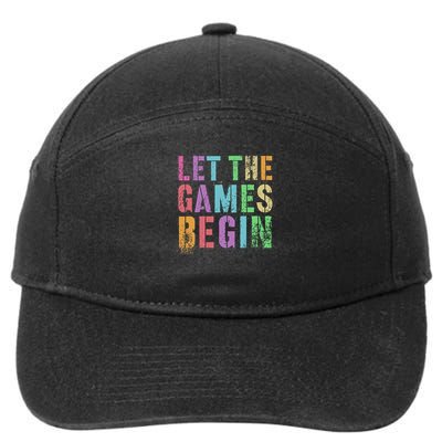 Let The Games Begin School Field Day Legend I'm Just Here 7-Panel Snapback Hat