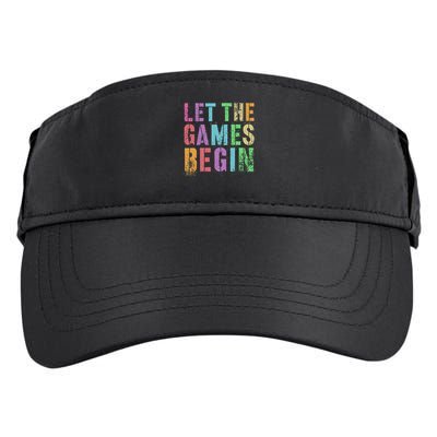 Let The Games Begin School Field Day Legend I'm Just Here Adult Drive Performance Visor