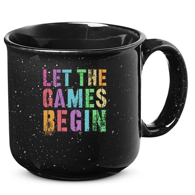 Let The Games Begin School Field Day Legend I'm Just Here 15oz Campfire Ceramic Mug