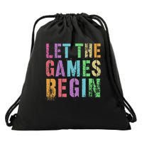 Let The Games Begin School Field Day Legend I'm Just Here Drawstring Bag