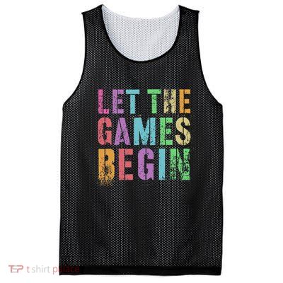Let The Games Begin School Field Day Legend I'm Just Here Mesh Reversible Basketball Jersey Tank