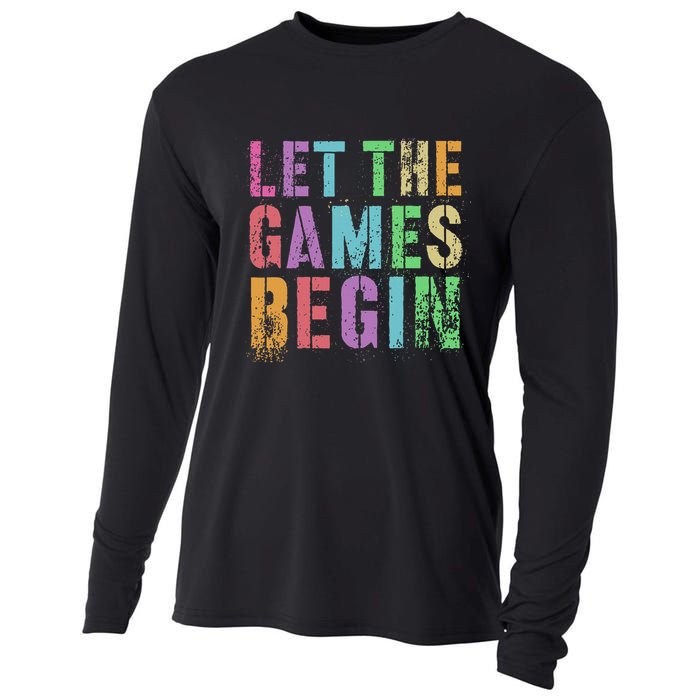 Let The Games Begin School Field Day Legend I'm Just Here Cooling Performance Long Sleeve Crew