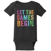 Let The Games Begin School Field Day Legend I'm Just Here Baby Bodysuit