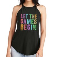 Let The Games Begin School Field Day Legend I'm Just Here Women's Perfect Tri Rocker Tank
