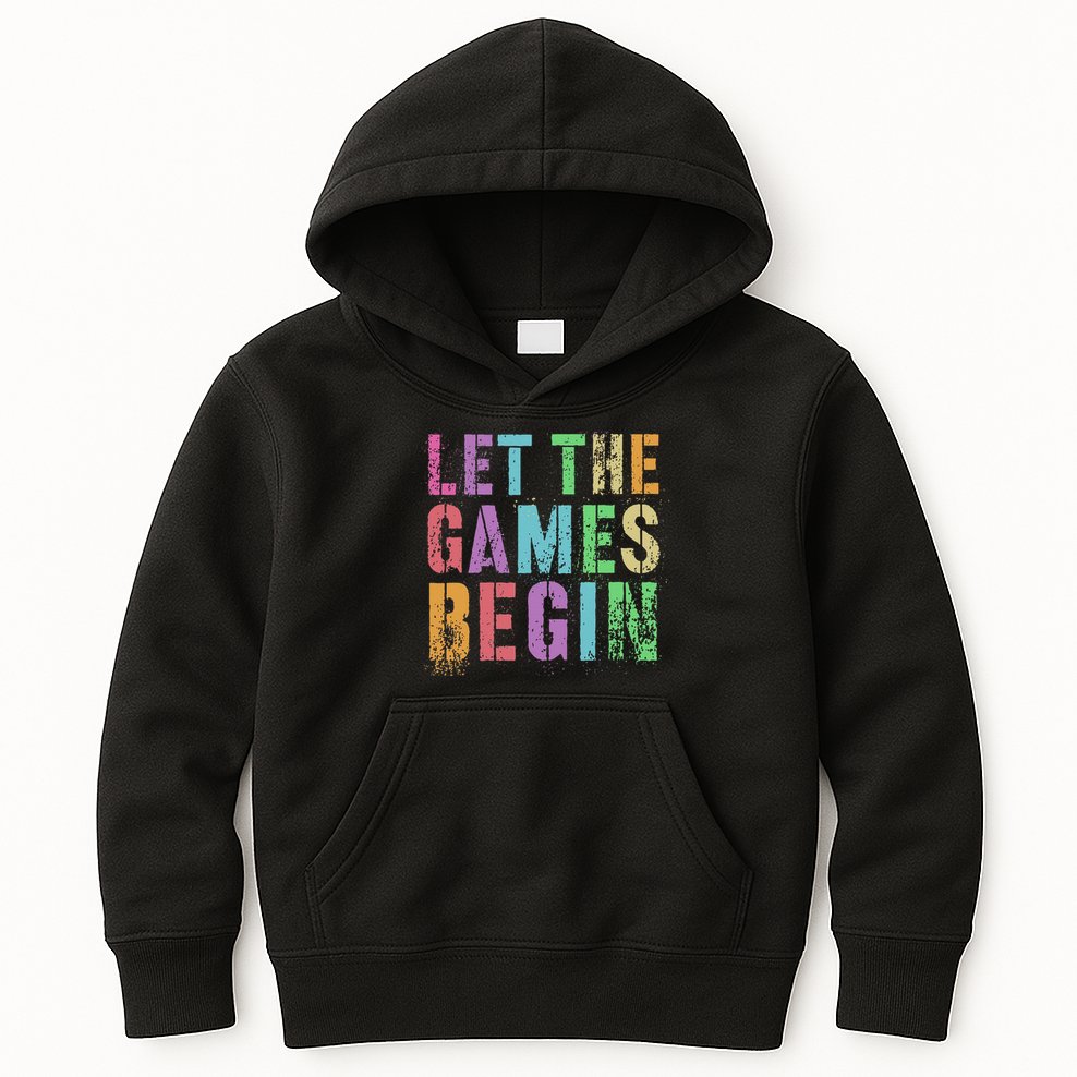 Let The Games Begin School Field Day Legend I'm Just Here Kids Hoodie