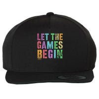 Let The Games Begin School Field Day Legend I'm Just Here Wool Snapback Cap