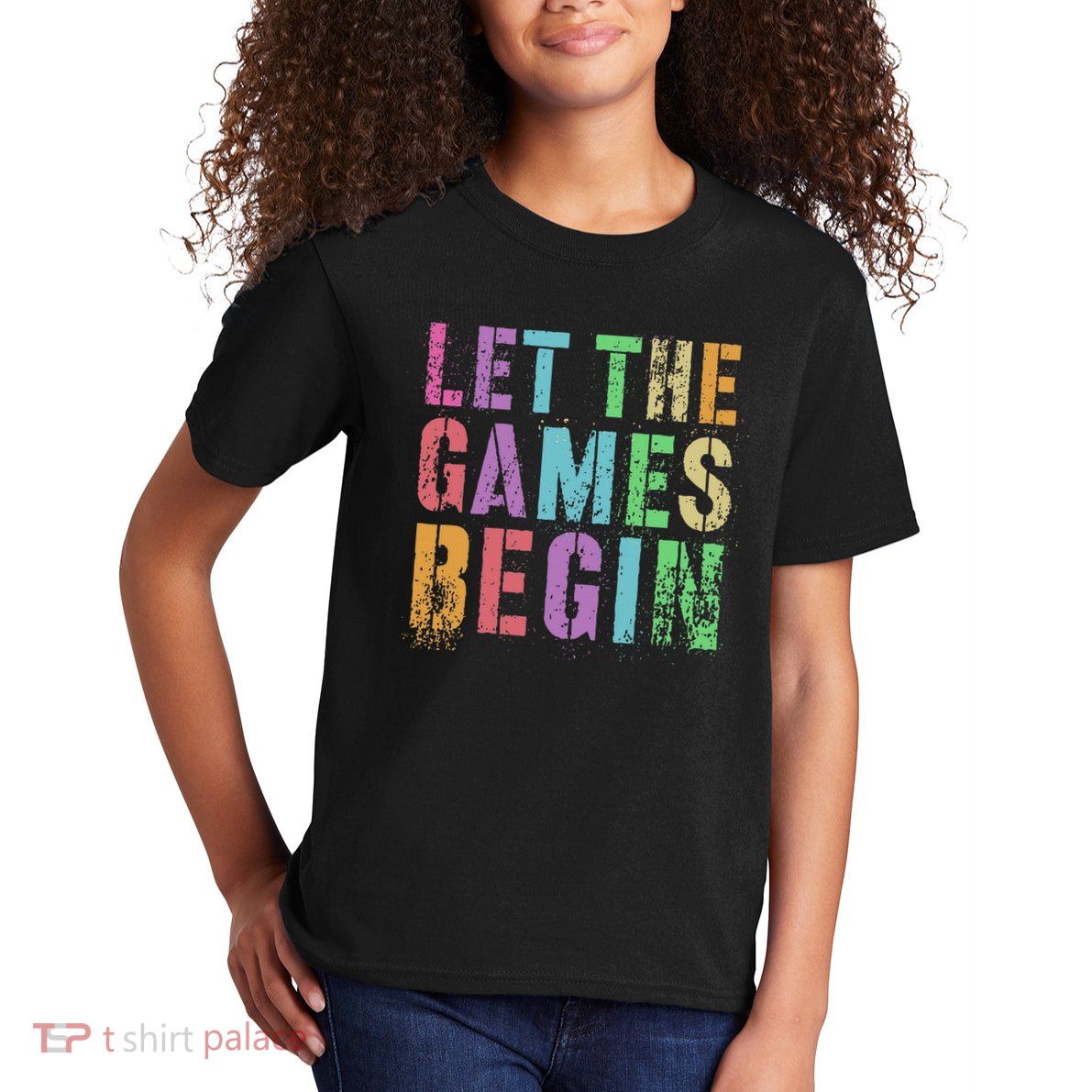 Let The Games Begin School Field Day Legend I'm Just Here Kids T-Shirt
