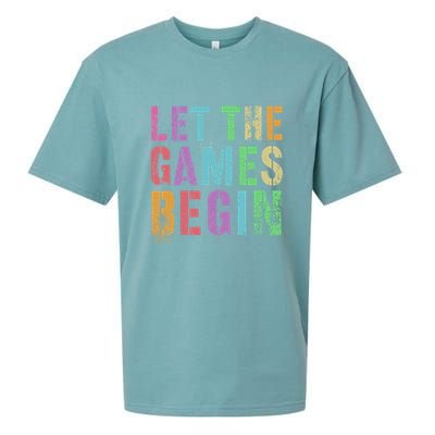Let The Games Begin School Field Day Legend I'm Just Here Sueded Cloud Jersey T-Shirt
