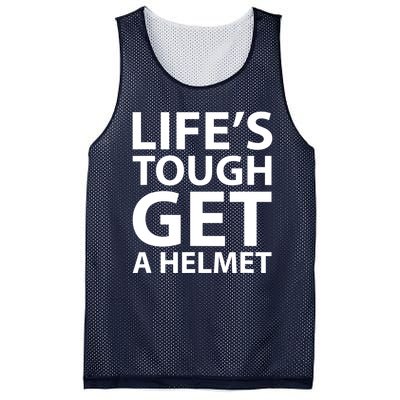 LifeS Tough Get A Helmet Man Funny Vintage Mesh Reversible Basketball Jersey Tank