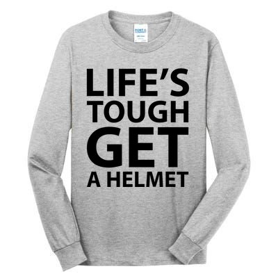 LifeS Tough Get A Helmet Man Funny Vintage Tall Long Sleeve T-Shirt