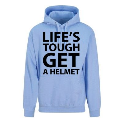 LifeS Tough Get A Helmet Man Funny Vintage Unisex Surf Hoodie