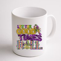 Let The Good Times Roll Mardi Gras Fat Tuesday Gift Fleur De Lis Coffee Mug