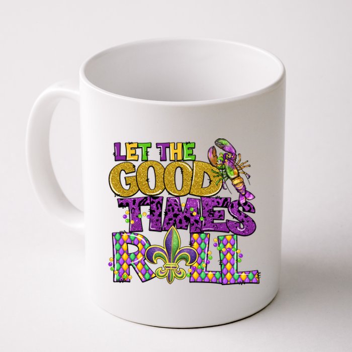 Let The Good Times Roll Mardi Gras Fat Tuesday Gift Fleur De Lis Coffee Mug