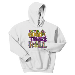 Let The Good Times Roll Mardi Gras Fat Tuesday Gift Fleur De Lis Kids Hoodie