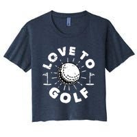 Love to Golf Women's Crop Top Tee