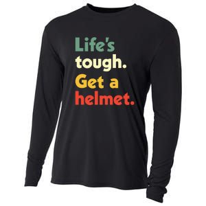 Lifes Tough. Get A Helmet. Cooling Performance Long Sleeve Crew