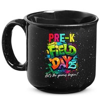 Let The Games Begin Pre K Field Day 2025 Teacher 15oz Campfire Ceramic Mug