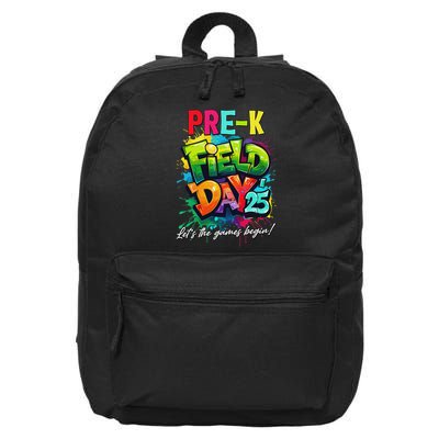 Let The Games Begin Pre K Field Day 2025 Teacher 16 in Basic Backpack