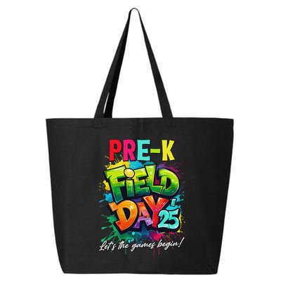 Let The Games Begin Pre K Field Day 2025 Teacher 25L Jumbo Tote