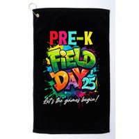 Let The Games Begin Pre K Field Day 2025 Teacher Golf Towel