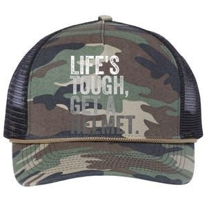 Life's Tough Get A Helmet Retro Rope Trucker Hat Cap