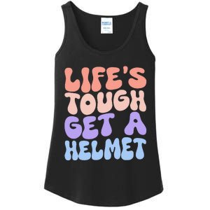 Lifes Tough Get A Helmet Ladies Essential Tank