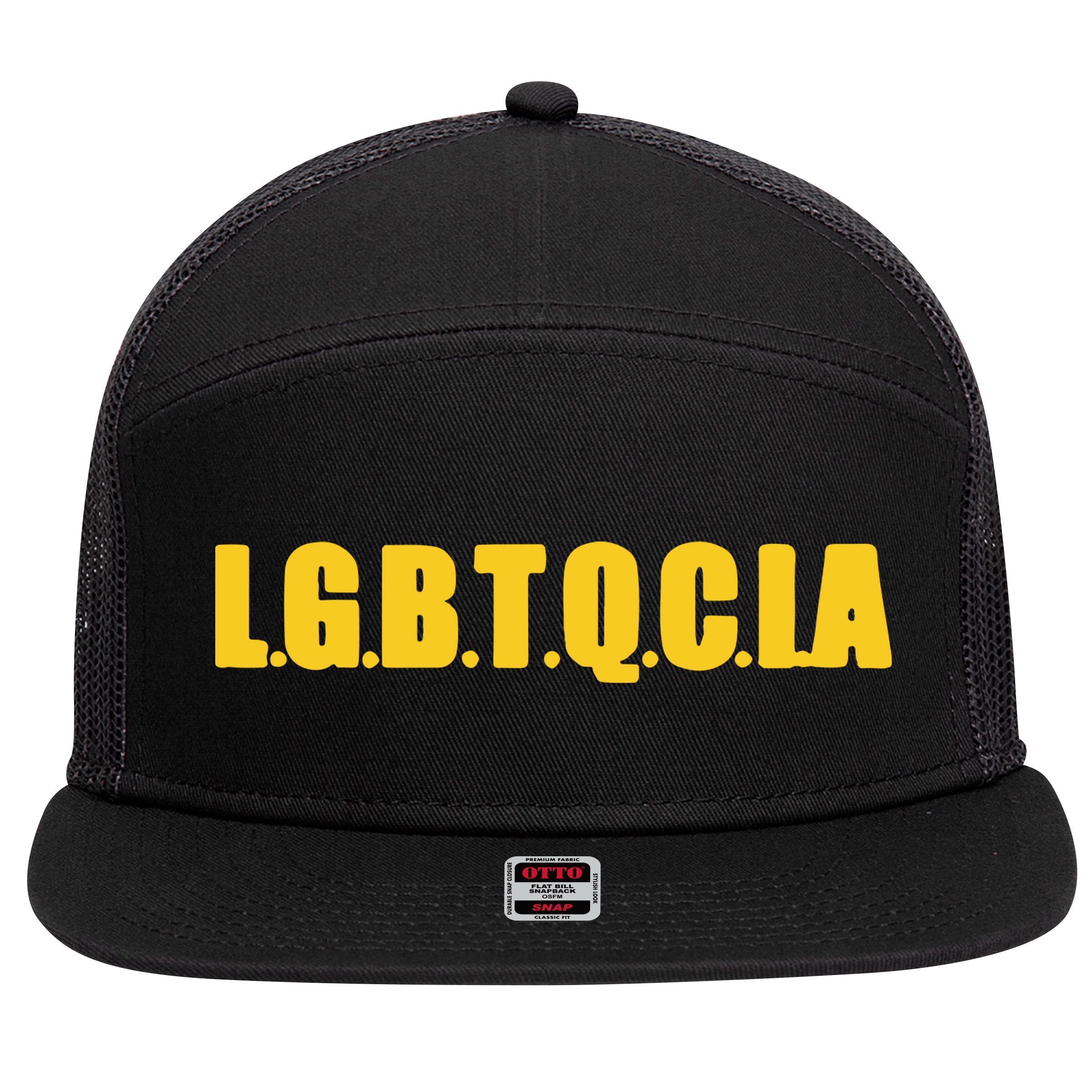 Lgbtqcia The Greg Gutfeld Show 7 Panel Mesh Trucker Snapback Hat