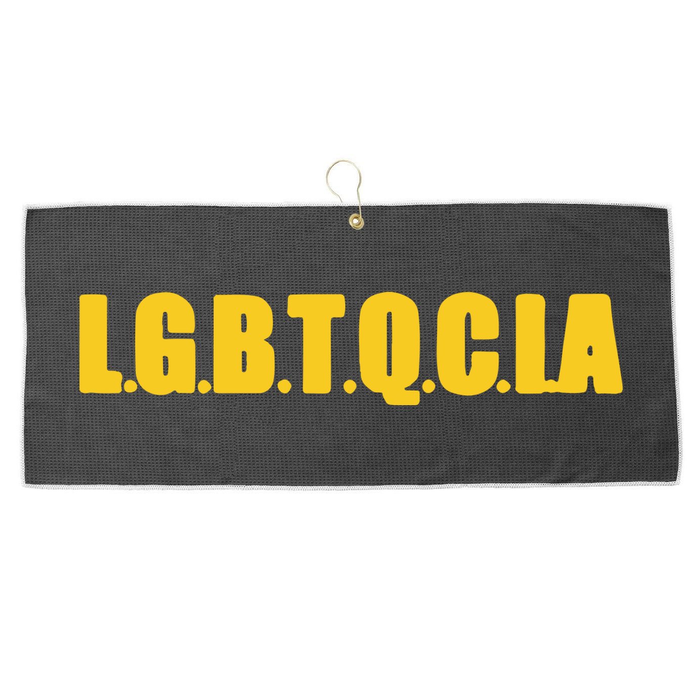 Lgbtqcia The Greg Gutfeld Show Large Microfiber Waffle Golf Towel