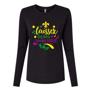 Let The Good Times Roll Mardi Gras Parade Masquerade Party Meaningful Gift Womens Cotton Relaxed Long Sleeve T-Shirt