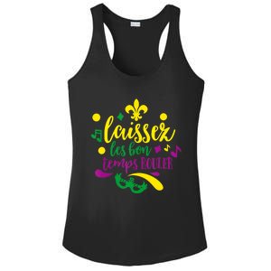 Let The Good Times Roll Mardi Gras Parade Masquerade Party Meaningful Gift Ladies PosiCharge Competitor Racerback Tank