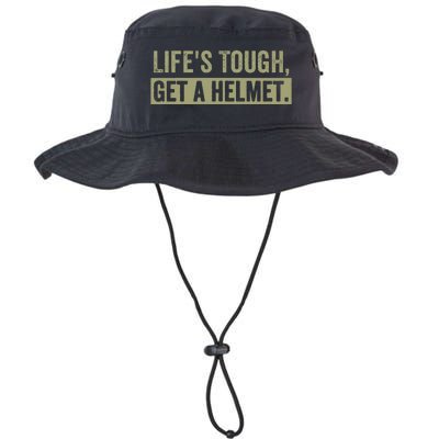 LifeS Tough Get A Helmet Man Funny Vintage Legacy Cool Fit Booney Bucket Hat