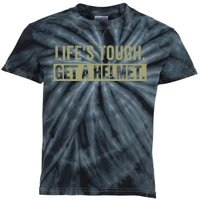 LifeS Tough Get A Helmet Man Funny Vintage Kids Tie-Dye T-Shirt