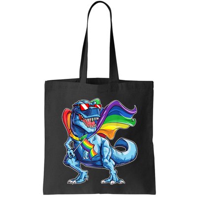 LGBTQ Trex Gay Pride Flag Bag