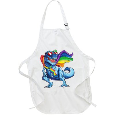 LGBTQ Trex Gay Pride Flag Apron