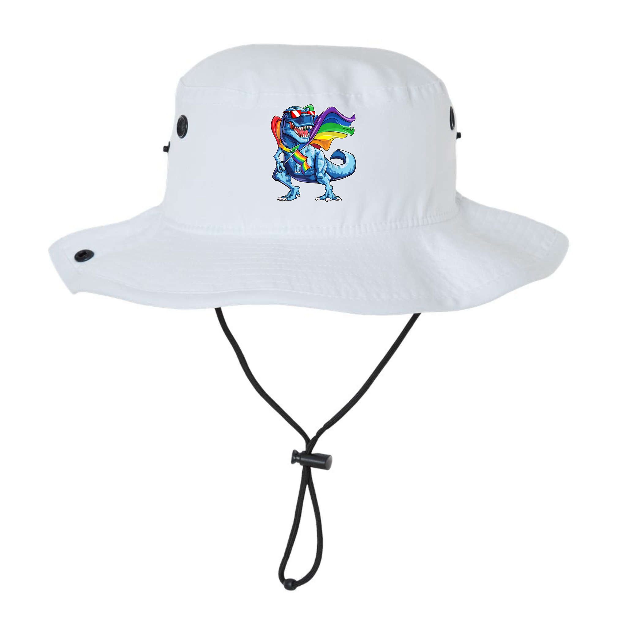 LGBTQ Trex Gay Pride Flag Bucket Hat