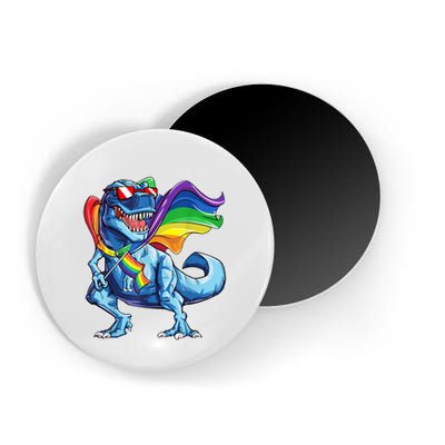 LGBTQ Trex Gay Pride Flag Magnet