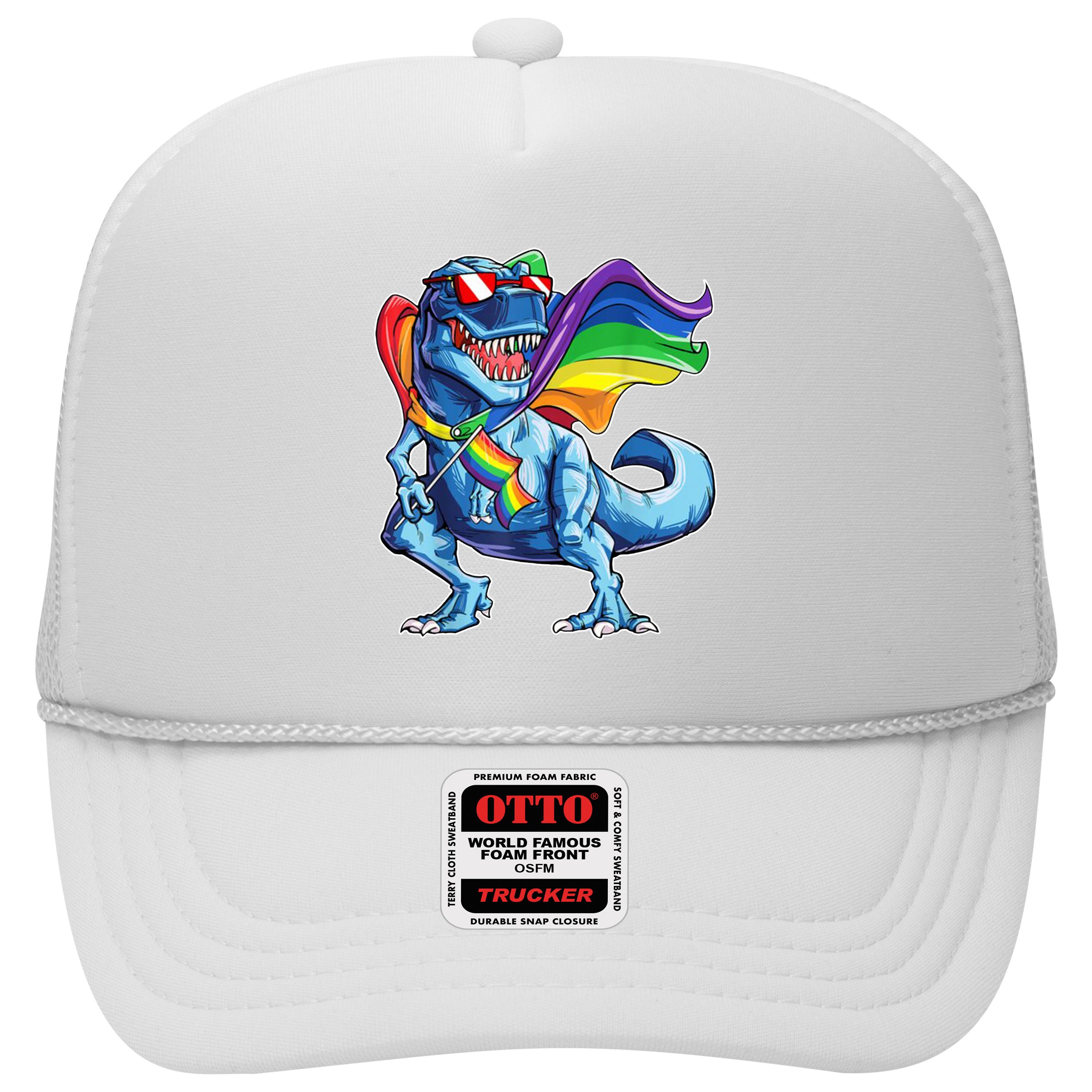 LGBTQ Trex Gay Pride Flag Hat