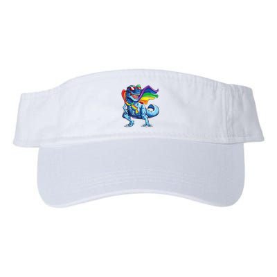 LGBTQ Trex Gay Pride Flag Visor