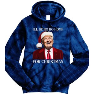 Laughing Trump Home For Christmas Tie Dye Hoodie