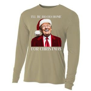 Laughing Trump Home For Christmas Cooling Performance Long Sleeve Crew