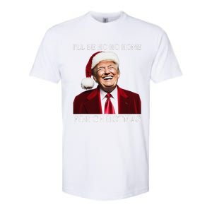 Laughing Trump Home For Christmas Softstyle CVC T-Shirt