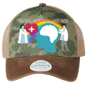 Lgbt Tal Health Awareness Cute Gift Legacy Tie Dye Trucker Hat