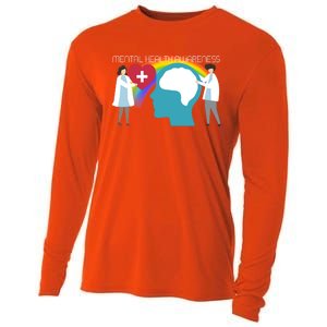 Lgbt Tal Health Awareness Cute Gift Cooling Performance Long Sleeve Crew