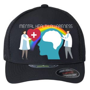 Lgbt Tal Health Awareness Cute Gift Flexfit Unipanel Trucker Cap