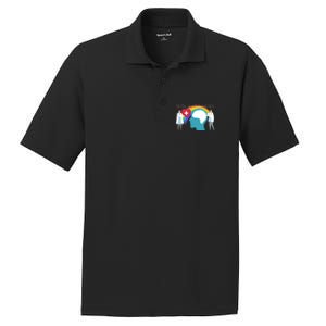 Lgbt Tal Health Awareness Cute Gift PosiCharge RacerMesh Polo