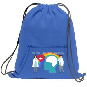 Lgbt Tal Health Awareness Cute Gift Sweatshirt Cinch Pack Bag